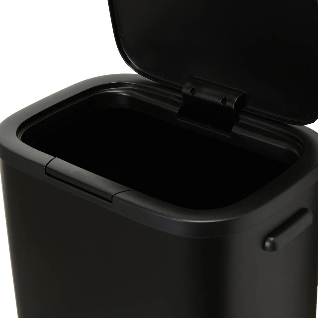 UUJOLY Plastic kleine prullenbak, vuilnisbak mand voor badkamers, wasruimte, keukens, kantoren, kinderkamers, slaapzalen, (wit, 1,8 gallon