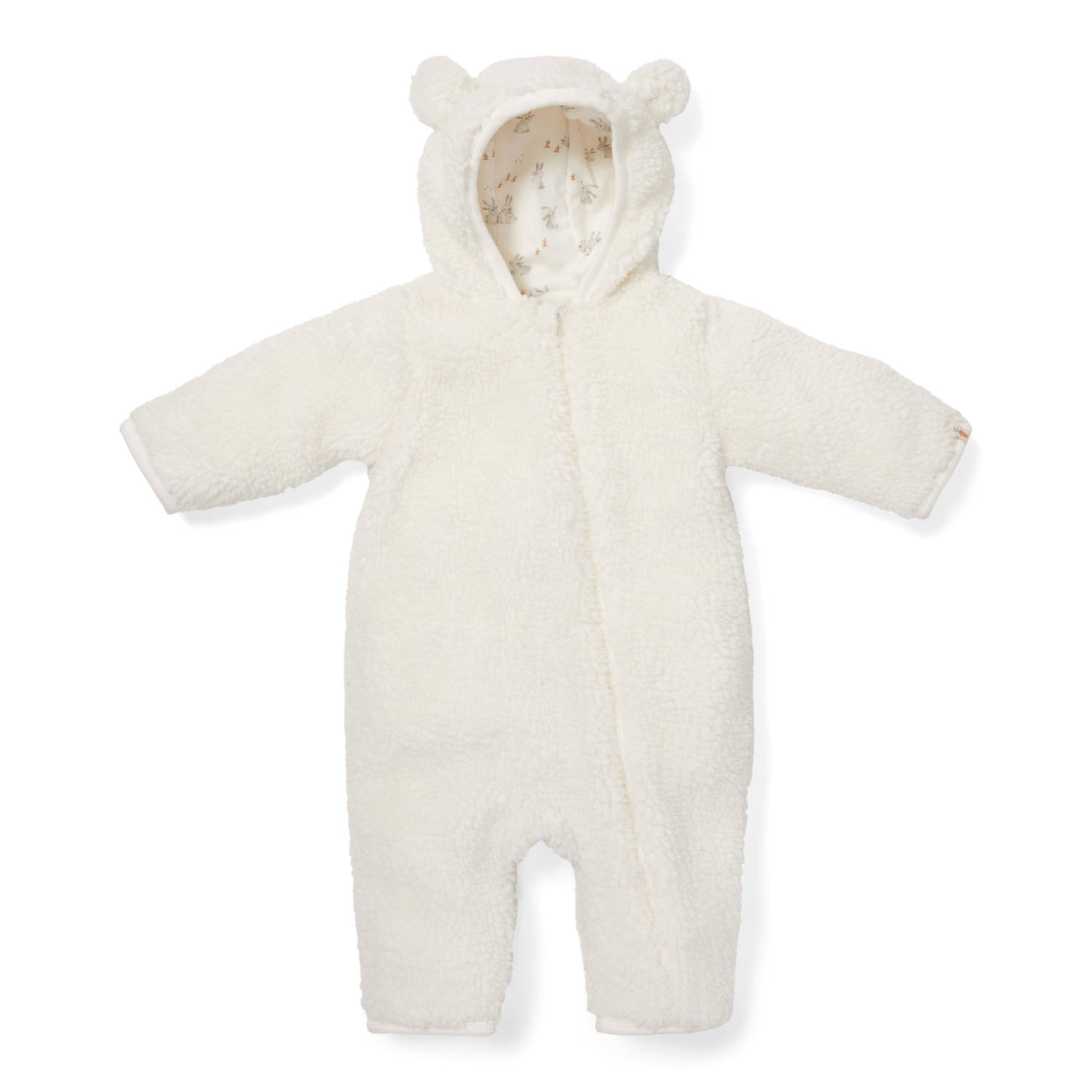 Little Dutch teddy baby pak offwhite