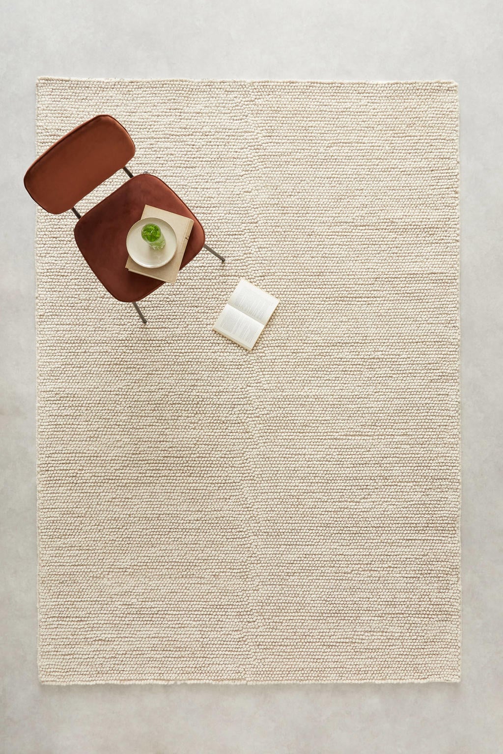 NOUS Living wollen vloerkleed Pebbles (290x200 cm)