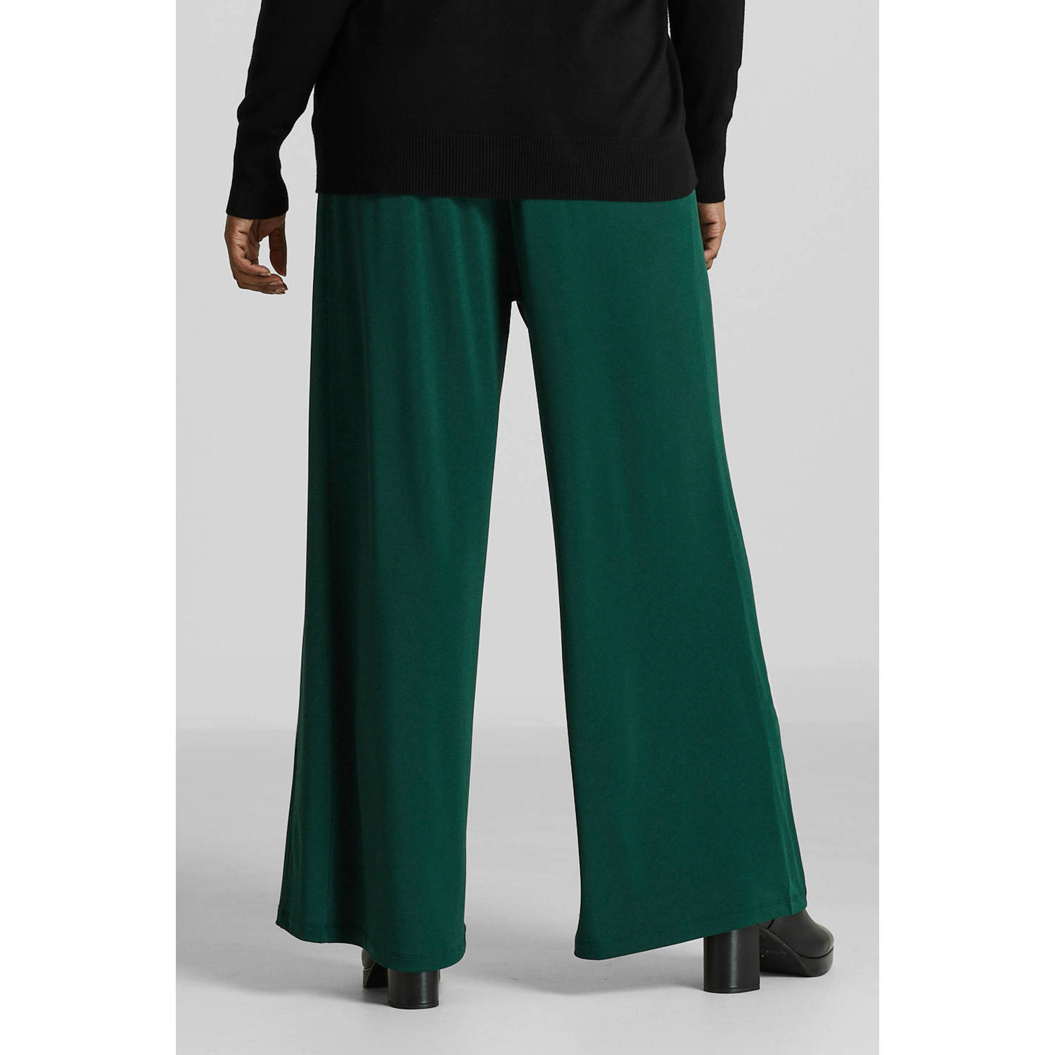GREAT LOOKS wide leg broek groen