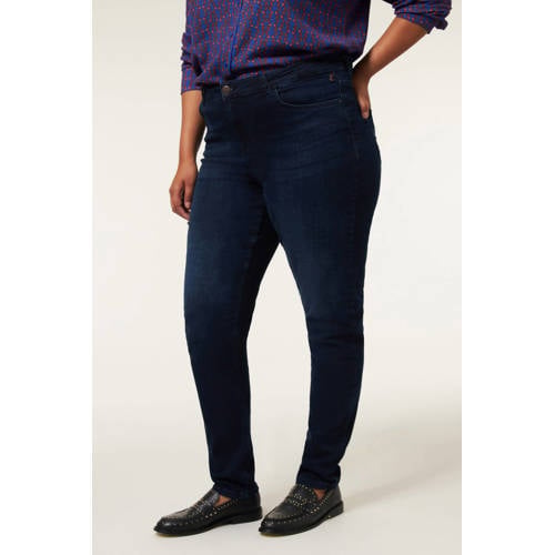 Miss Etam Plus slim fit jeans Jackie denim Pl NEW dark denim afbeelding