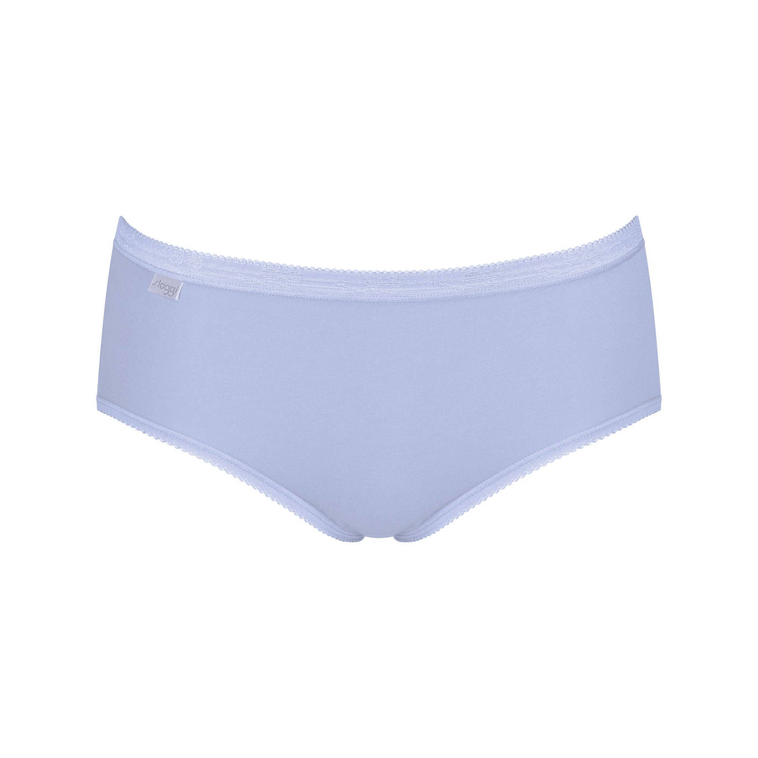 Sloggi Basic+ hipster Midi (set van 4) donkerblauw grijs wit lavendel