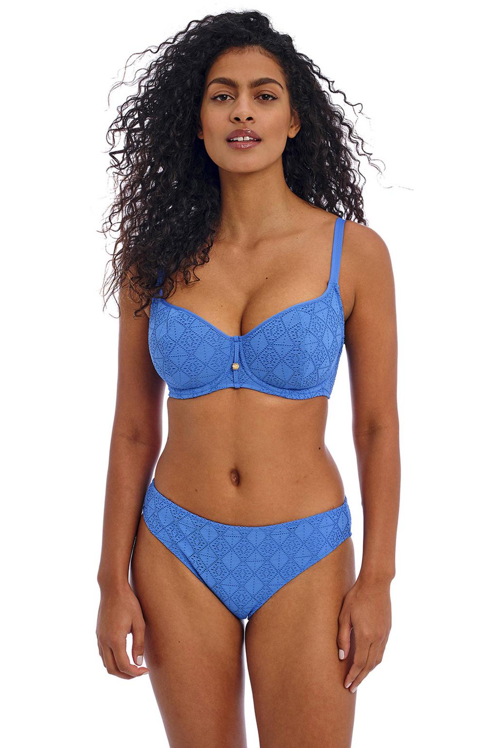 Freya crochet bikinibroekje Nomad Nights blauw