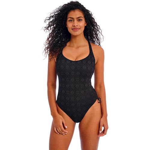 Freya crochet badpak Nomad met beugel zwart afbeelding