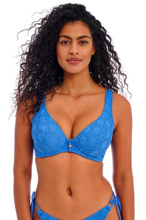 niet-voorgevormde crochet beugelbikini Nomad Nights blauw
