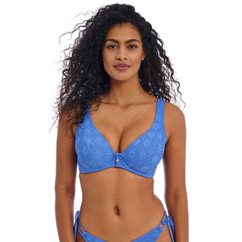 Freya niet-voorgevormde crochet beugelbikini Nomad Nights blauw afbeelding