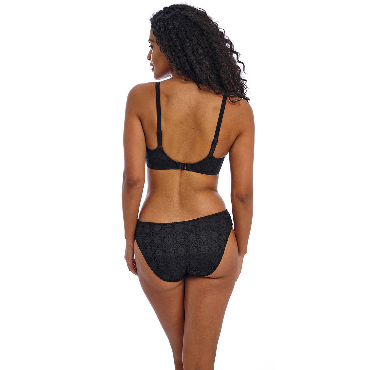Freya voorgevormde crochet beugel bikinitop Nomad zwart