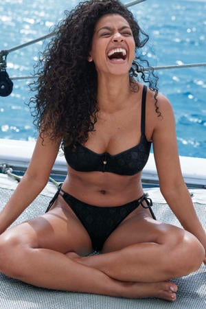 voorgevormde crochet beugel bikinitop Nomad zwart