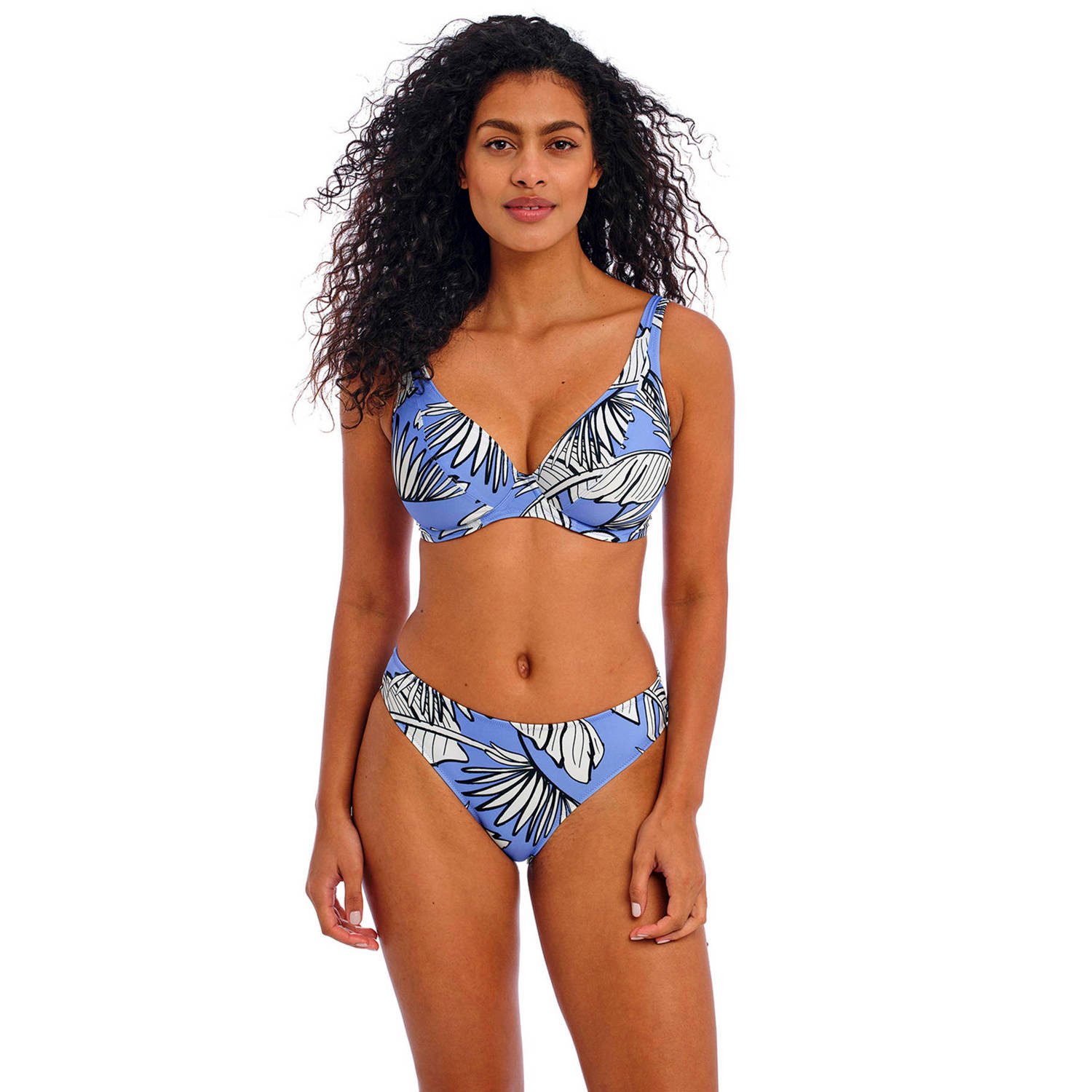 Freya bikinibroekje Mali Beach blauw wit