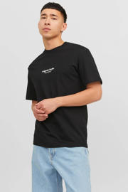 thumbnail: JACK & JONES ORIGINALS regular T-shirt JORVESTERBRO met printopdruk zwart