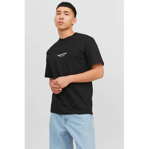 JACK & JONES ORIGINALS regular T-shirt JORVESTERBRO met printopdruk zwart afbeelding
