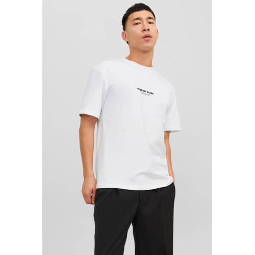 JACK & JONES ORIGINALS regular T-shirt JORVESTERBRO met printopdruk wit afbeelding