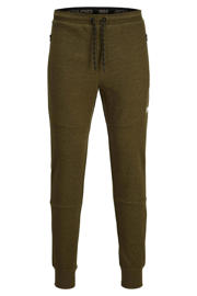 thumbnail: JACK & JONES PANTS STUDIO slim fit joggingbroek JPSTWILL met logo olijfgroen