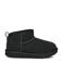UGG Classic Ultra Mini Schoolkind suède enkelboots zwart