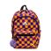 Little Legends rugzak Checkerboard L oranje/paars