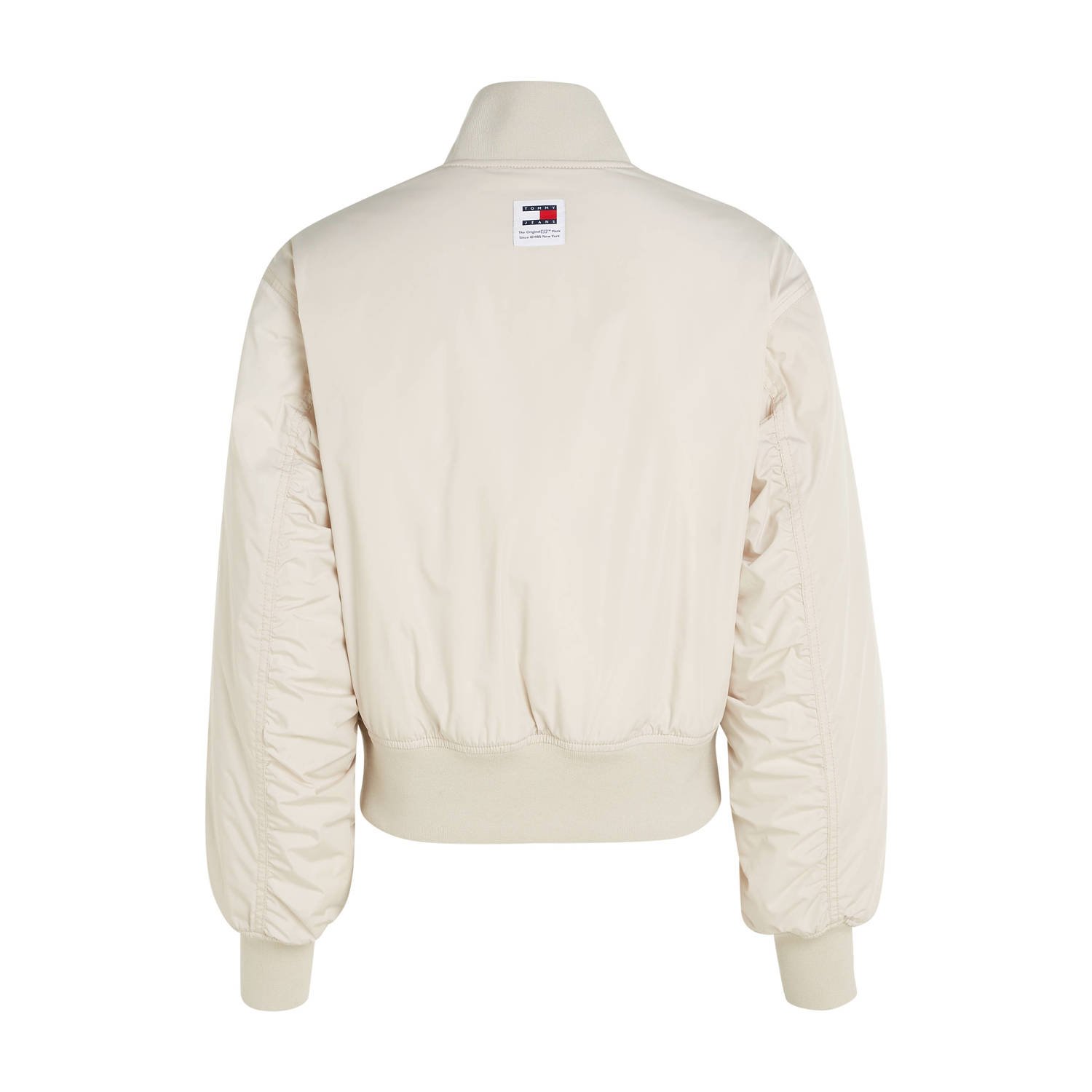 Tommy Jeans bomberjack van gerecycled polyester offwhite