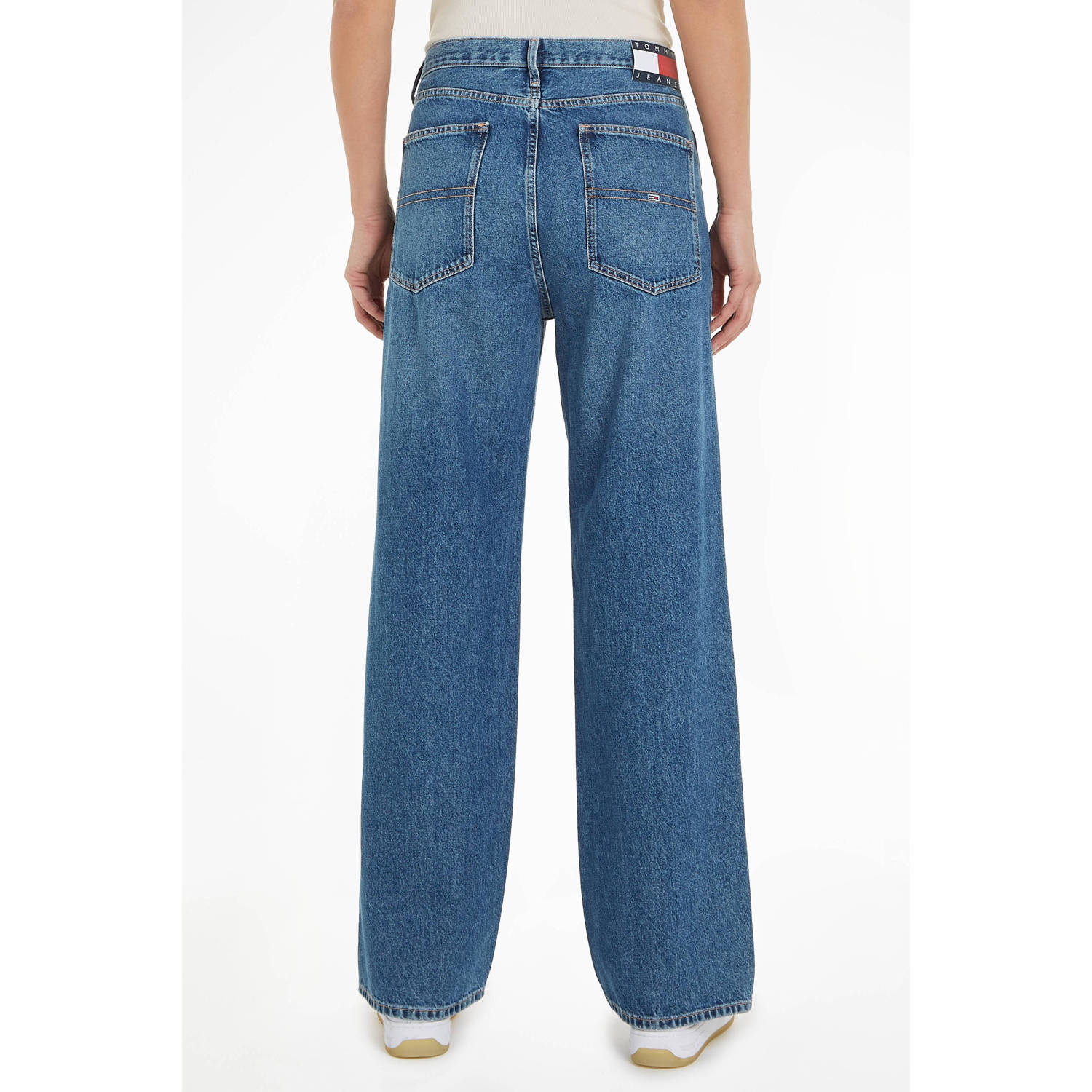 Tommy Jeans low waist loose jeans DAISY medium blue denim