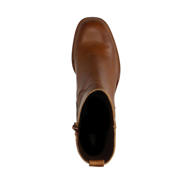 thumbnail: Manfield leren enkellaarzen cognac