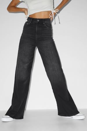 loose fit jeans black denim