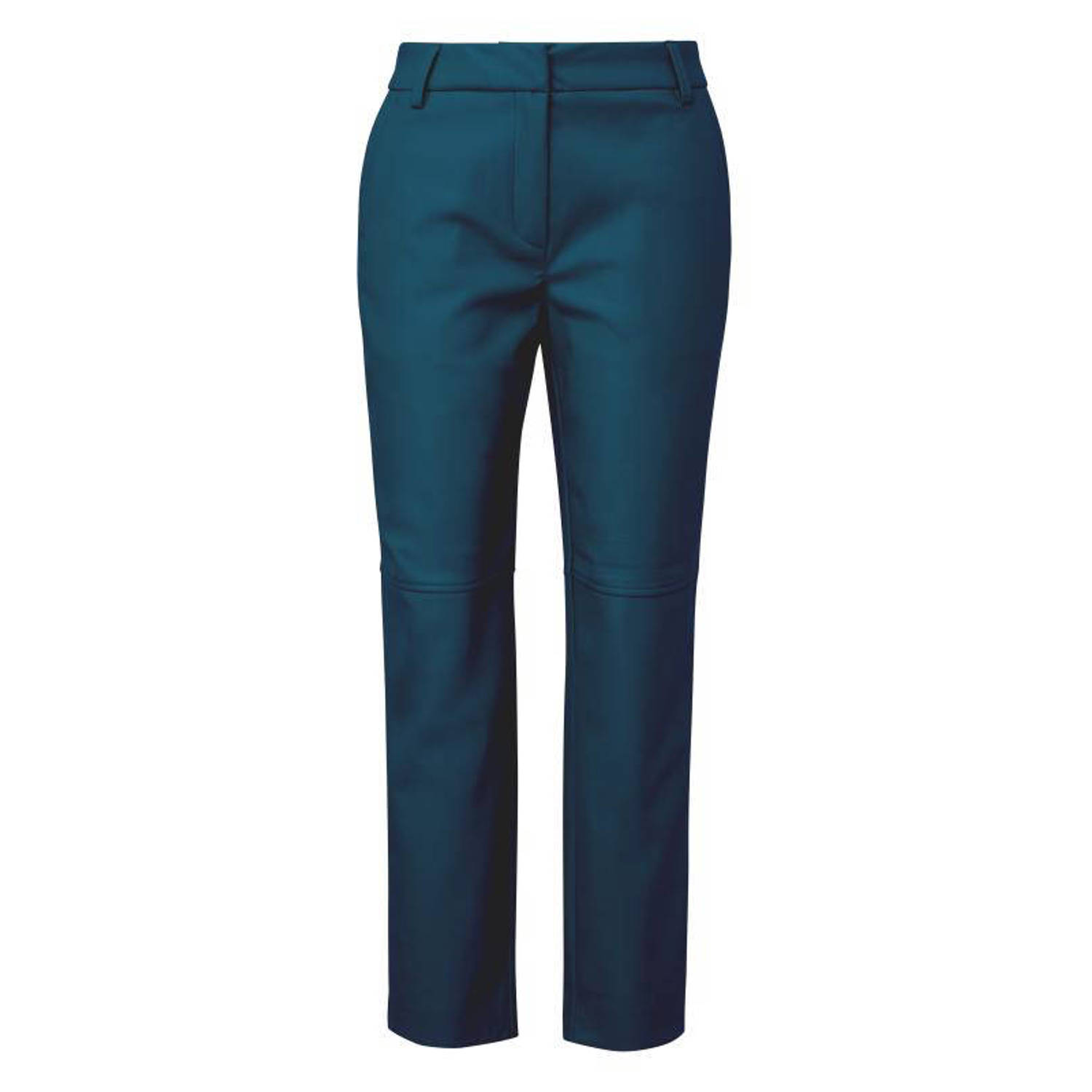 Comma straight fit 7 8 pantalon petrol