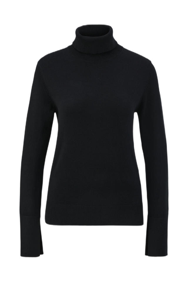 BLACK LABEL fijngebreide trui zwart wehkamp - Main Image