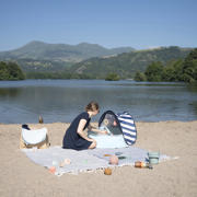 thumbnail: Babymoov 3-in-1 Aquani campingbed(reisbed,speeltent,strandbad)