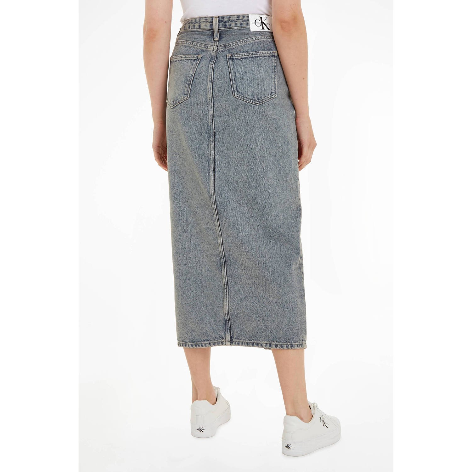 CALVIN KLEIN JEANS spijkerrok medium blue grey denim