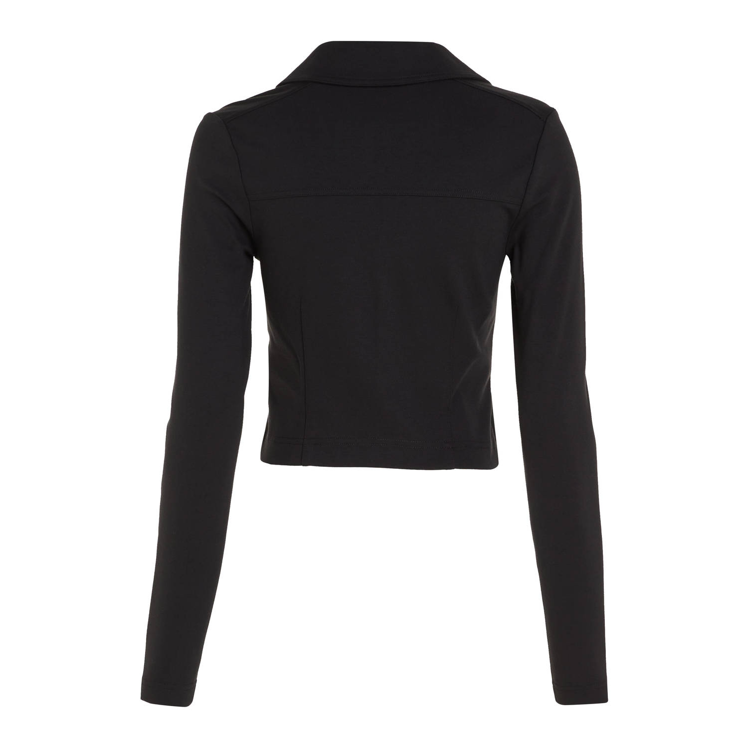 CALVIN KLEIN JEANS crop top zwart