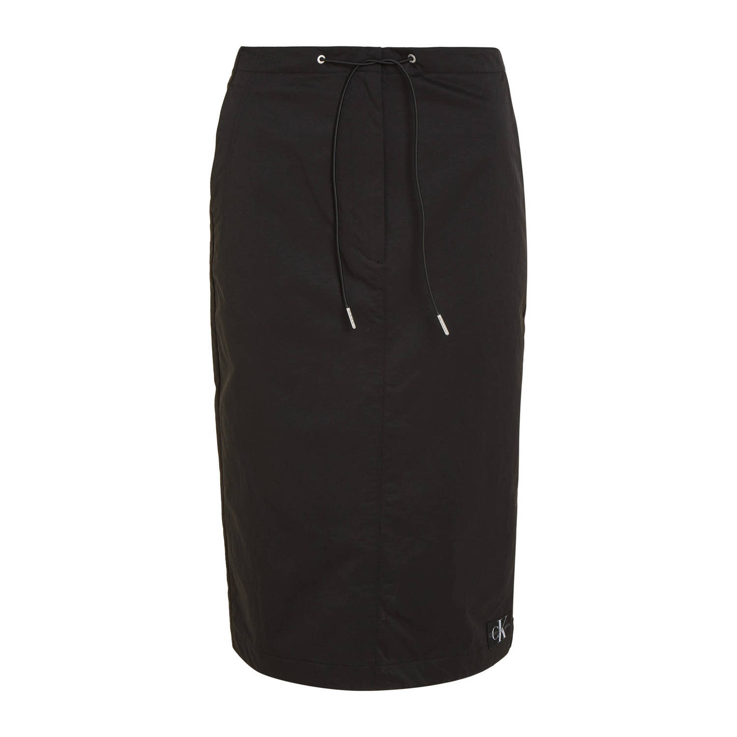 Calvin Klein Moderne Midi Rok Black Dames