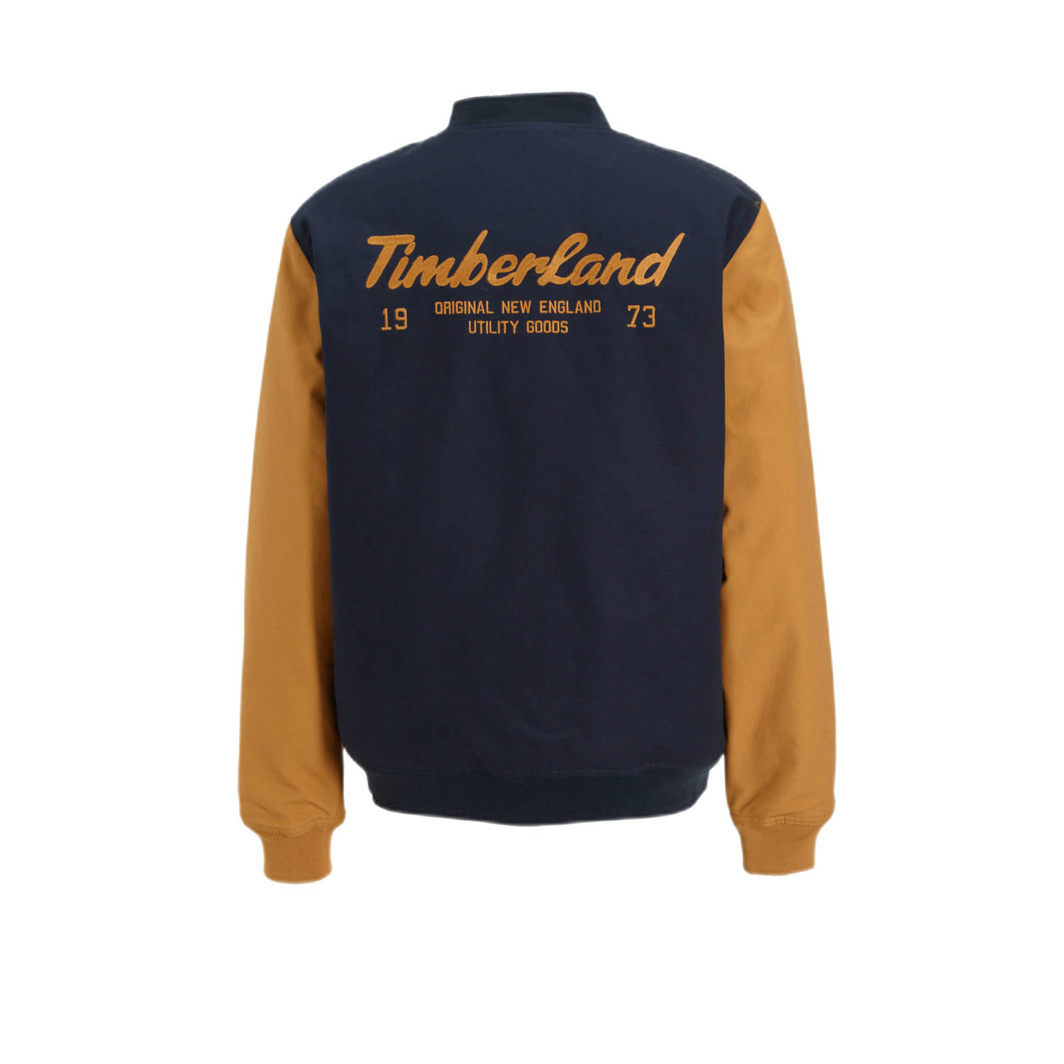 Timberland bomberjack blauw bruin