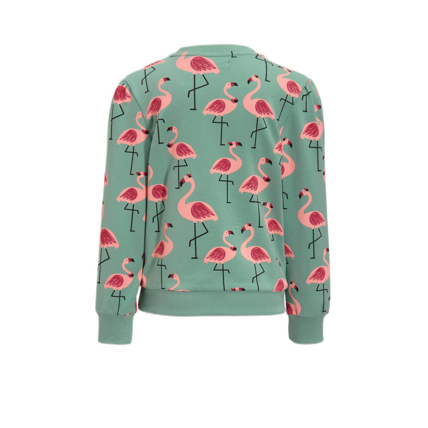 Orange Stars sweater Patricia met all over print groen