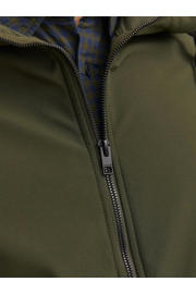 thumbnail: JACK & JONES ESSENTIALS softshell jas JJEBASIC met logo groen