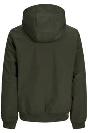 thumbnail: JACK & JONES ESSENTIALS softshell jas JJEBASIC met logo groen