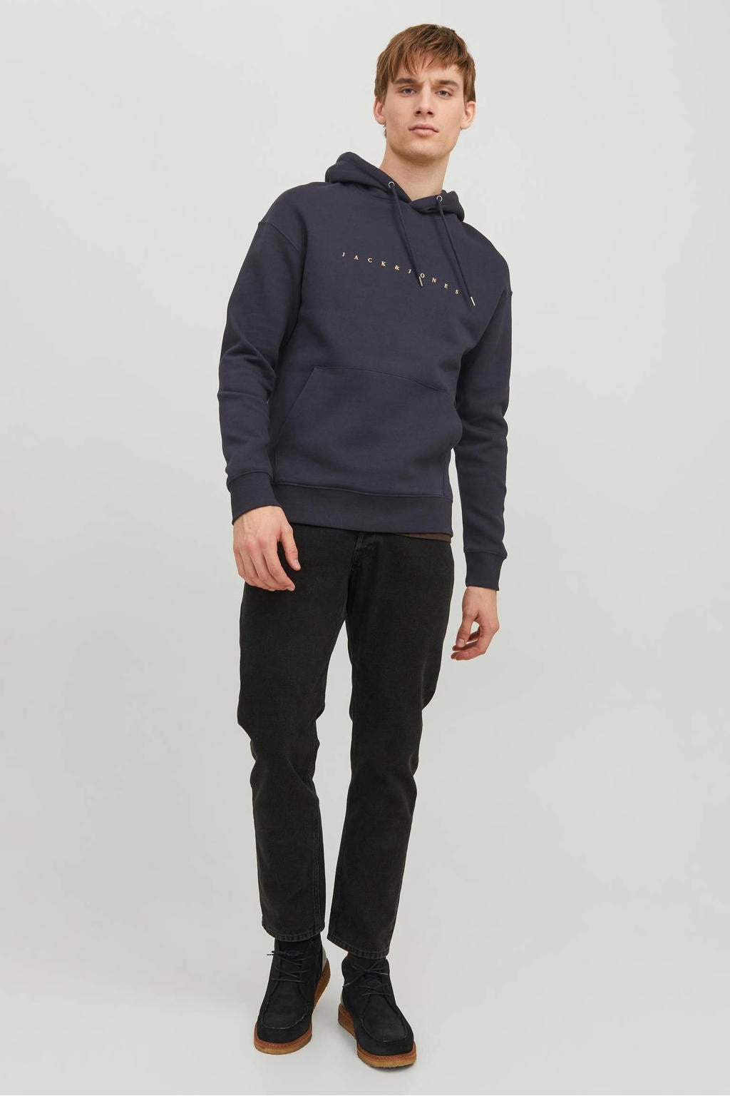 JACK & JONES ESSENTIALS hoodie blauw