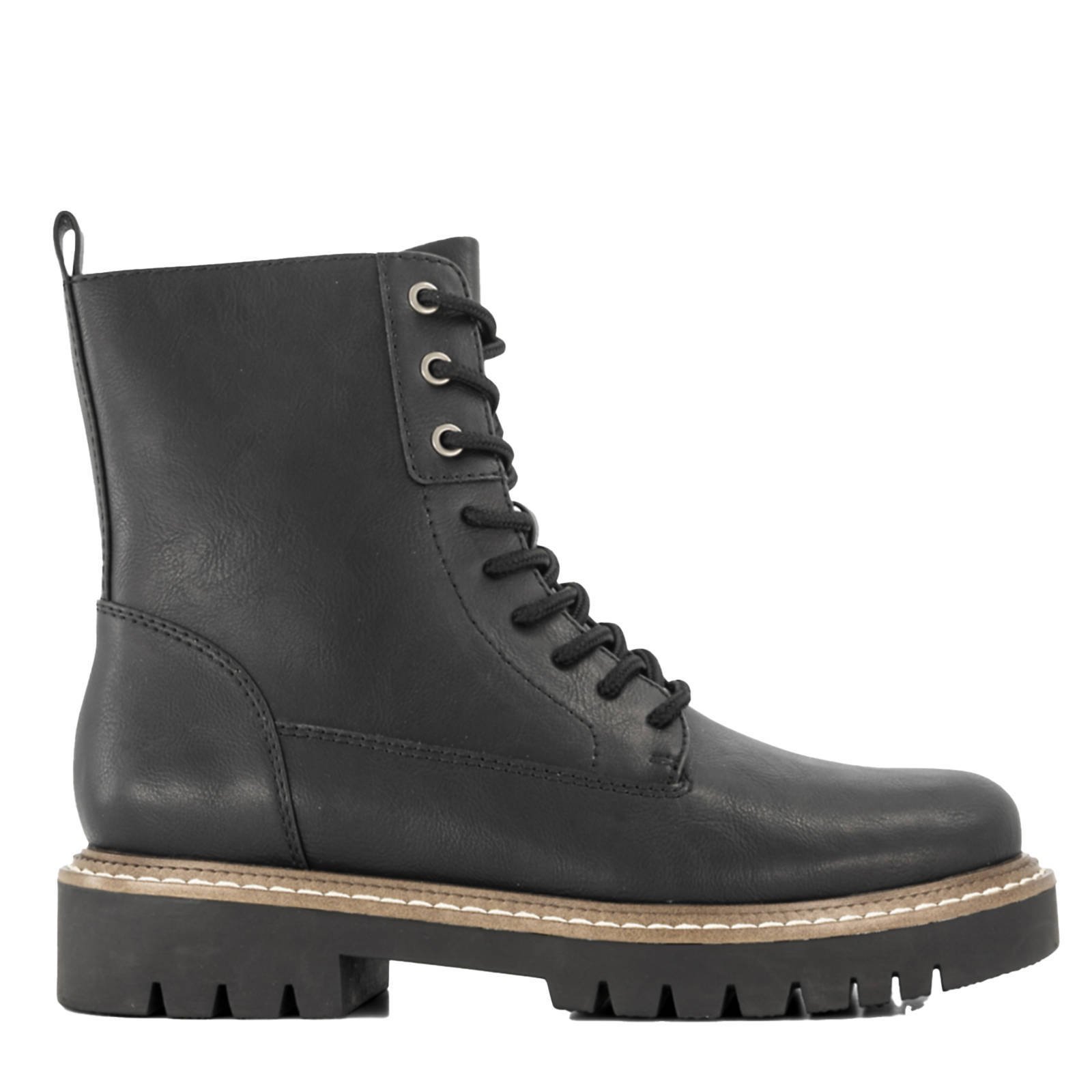 Graceland discount zwarte veterboot