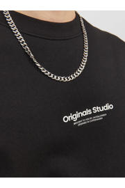 thumbnail: JACK & JONES ORIGINALS sweater JORVESTERBRO met printopdruk zwart