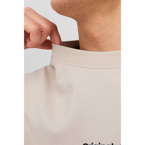 JACK & JONES ORIGINALS sweater JORVESTERBRO met printopdruk moonbeam afbeelding