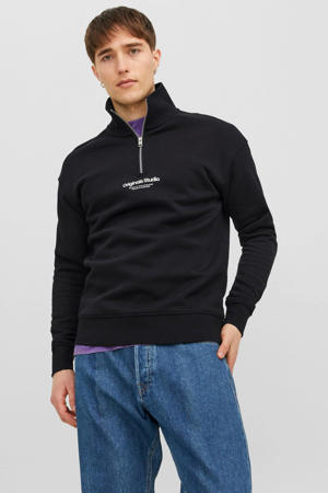 sweater JORVESTERBRO met printopdruk zwart