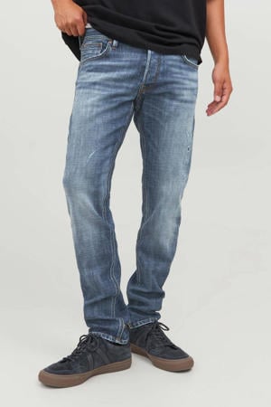 slim fit jeans JJIGLENN 771 blue denim
