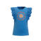 Anytime T-shirt met printopdruk blauw