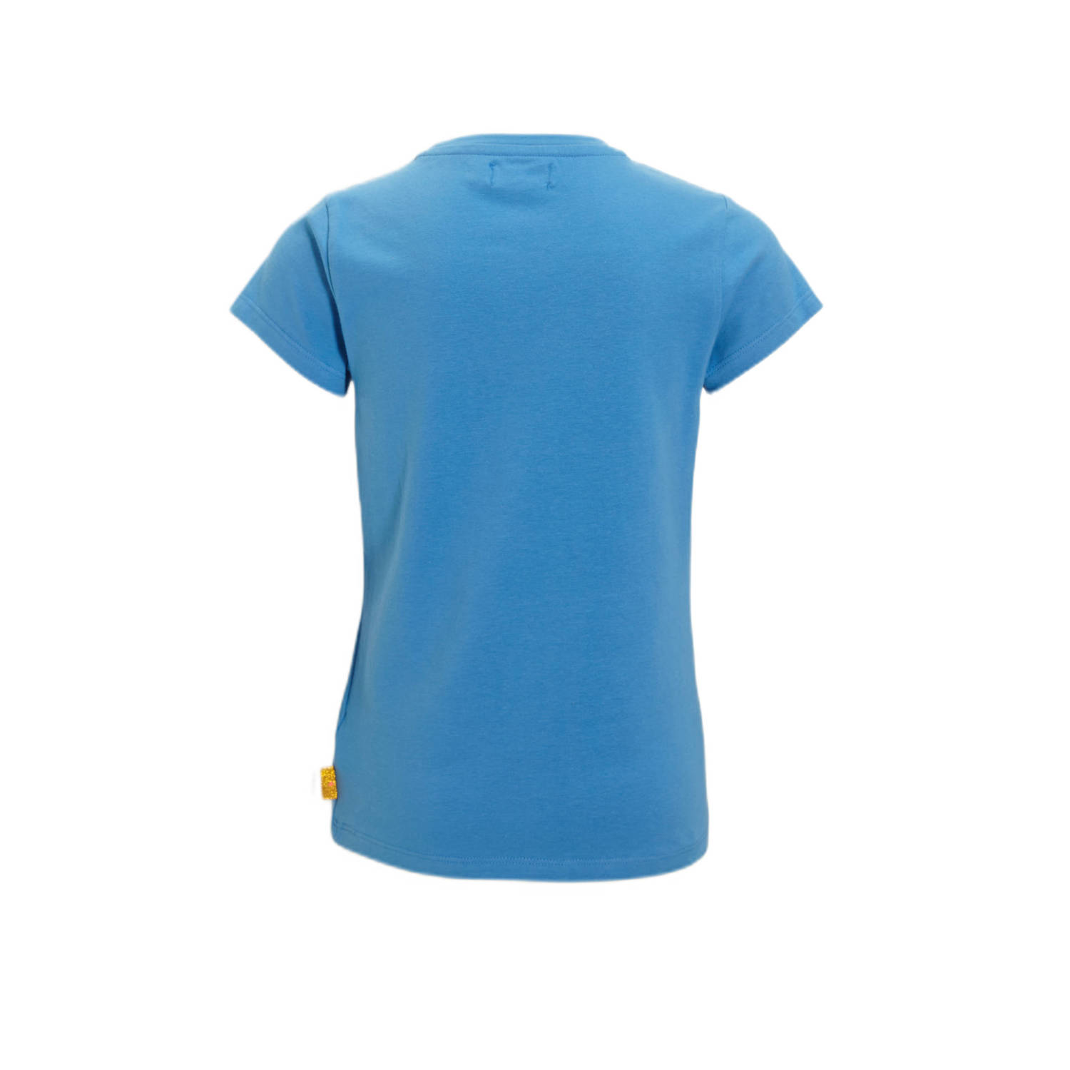 Orange Stars T-shirt Phaedra met printopdruk blauw
