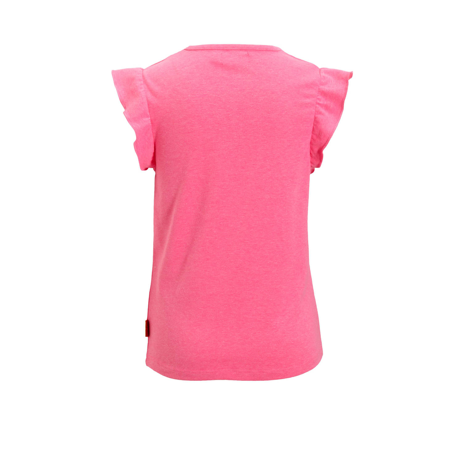 Orange Stars T-shirt Petri met printopdruk roze
