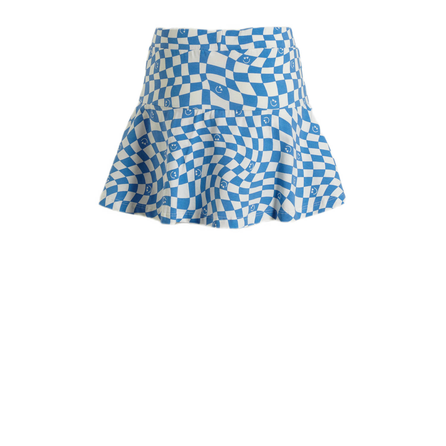 Orange Stars skort Pia met all over print blauw wit