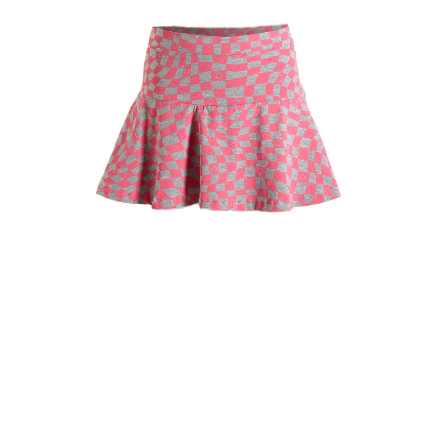 Orange Stars skort Pia met all over print roze grijs Rok Meisjes Katoen 110 116