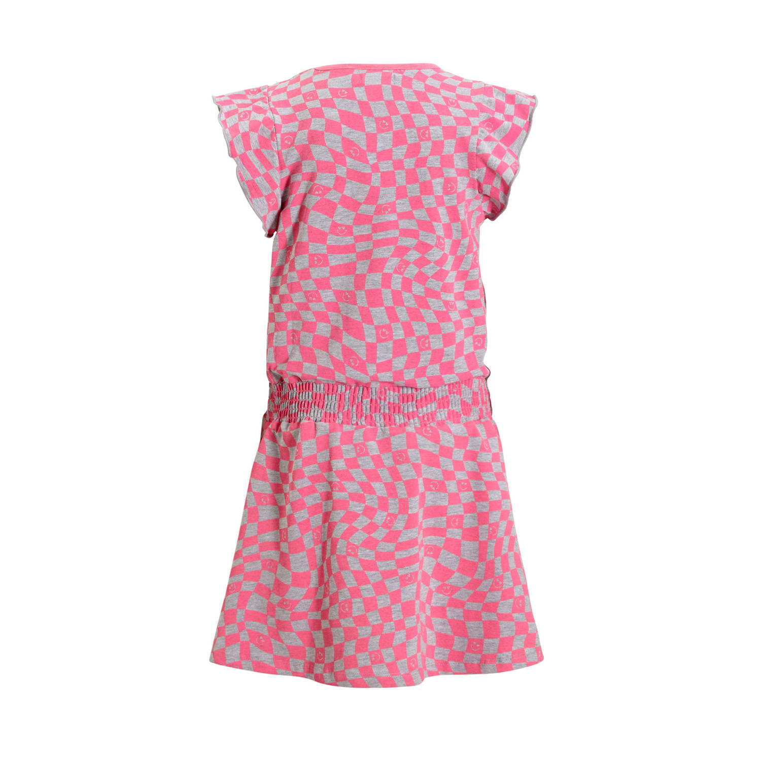 Orange Stars jurk Phyllis met all over print roze