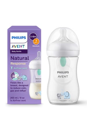 Natural Response Anti-colic 1 babyfles – 260 ml – Flow 3 - SCY673/81