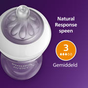 thumbnail: Philips AVENT Natural Response Anti-colic 1 babyfles – 260 ml – Flow 3 - SCY673/01