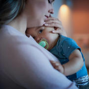 thumbnail: Philips AVENT Ultra Air Nighttime fopspeen 0-6M 2 stuks SCF376/19