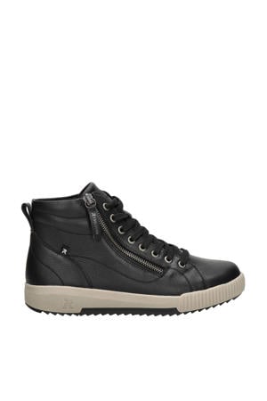leren sneakers zwart