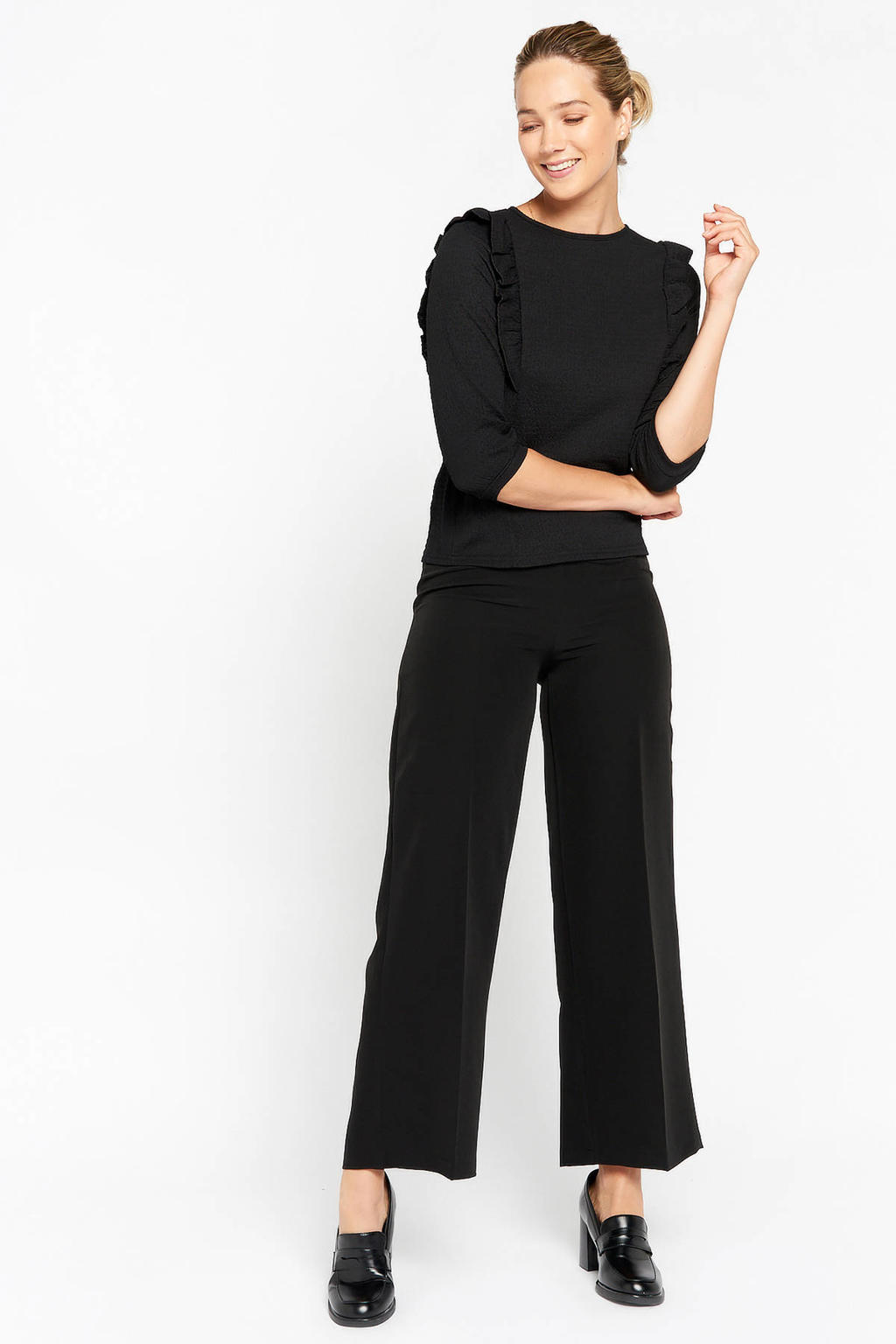 Ever-Pretty Avondjurk voor dames, lang, schoudervrij, met ruches, split Ever-Pretty Avondjurk voor dames, lang, schoudervrij, met ruches, split